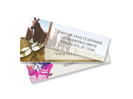 personal mailing label