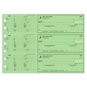 Hourly Payroll Check - Green