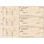 Hourly/Salary Payroll Check - Antique