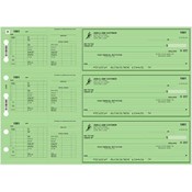 Hourly/Salary Payroll Check - Green