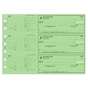 General/Hourly Payroll Check - Green