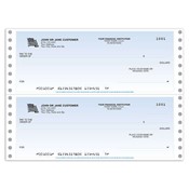 Continuous Feed Checks - Blue Safety