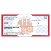Coca-Cola Red, White and Blue Checks