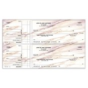 2 per page Check - Tan Marble