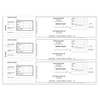 3 To a Page Business Deposit Slips