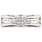 Faux Fur Address Labels