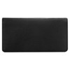 Black Leather Checkbook Cover