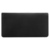 Black Leather Checkbook Cover