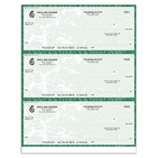 Laser 3 to a Page Check - Green Marble