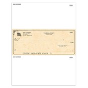 Laser Voucher, Check in Middle - Antique