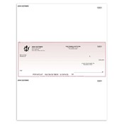 Laser Voucher, Check in Middle - Burgundy Safety