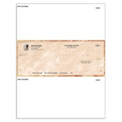 Laser Voucher, Check in Middle - Neo Classic Gold