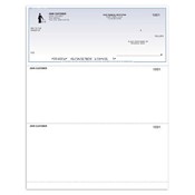 Laser Voucher, Check on Top - Blue Safety
