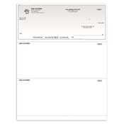 Laser Voucher, Check on Top - Brown Safety