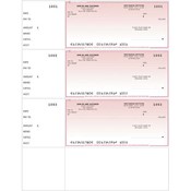 Laser Wallet Check - Burgundy