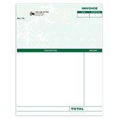 Laser Invoice - Green Marble