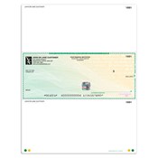 High Security Laser Voucher Check In Middle - Green Safety