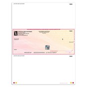 High Security Laser Voucher Check In Middle - Burgundy Safety