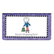 Paper People Purple Checkbook Cover (1 Character)