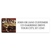 Poker Dogs Address Labels
