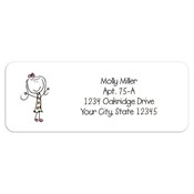 Paper People Address Labels (1 Character)