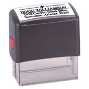 Clover 3 Line Customized Stamp