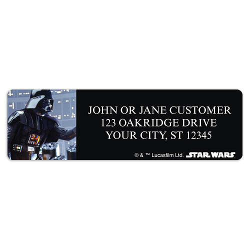<i>Star Wars</i>&#153; Darth Vader Address Labels