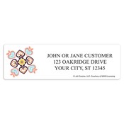 Water Flowers Address Labels