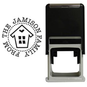 House of Love Round Stamp