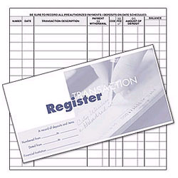 do you use a check register or keep track of your bank account