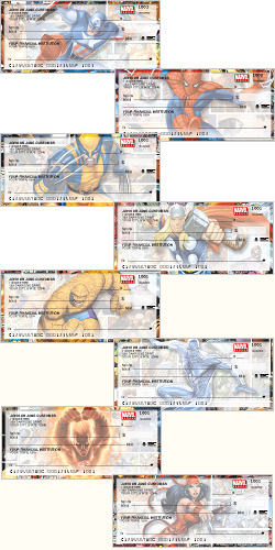 Marvel Heroes Checks - 8 Scenes