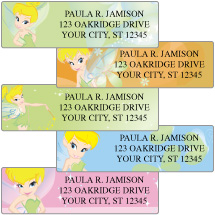 Tinker Bell Address Labels - 5 Scenes