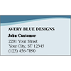 Avery Blue Business Cards