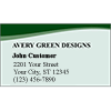 Avery Green Business Cards