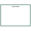Dark Green Border Cards