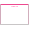Hot Pink Border Cards