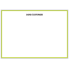 Lime Border Cards