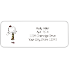 Paper People Address Labels (1 Character)