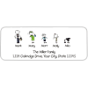 Paper People Address Labels (up to 5 Characters)