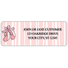Ballet Stripe Sheet Labels