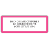 Hot Pink Border Sheet Labels