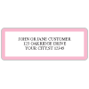Light Pink Border Sheet Labels