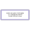 Lavender Border Sheet Labels