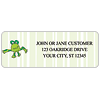 Frog Stripe Address Labels