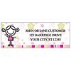 Kiara Pink & Green Sheet Labels 