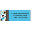 Blue Baubles Address Labels