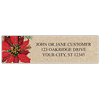 Poinsettia Address Labels