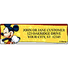 Mickey & Friends Address Labels - 5 Scenes