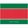 Holiday Stripes Folded Notes