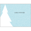 Falling Snow Folded Notes